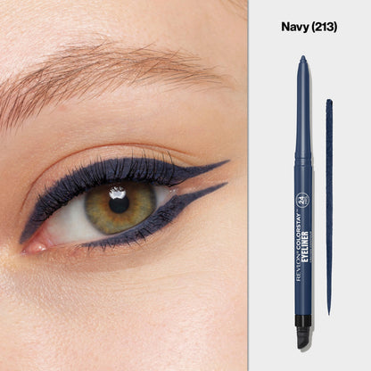 Revlon ColorStay Pencil Waterproof Eyeliner, 202 Black Brown, 0.01 oz
