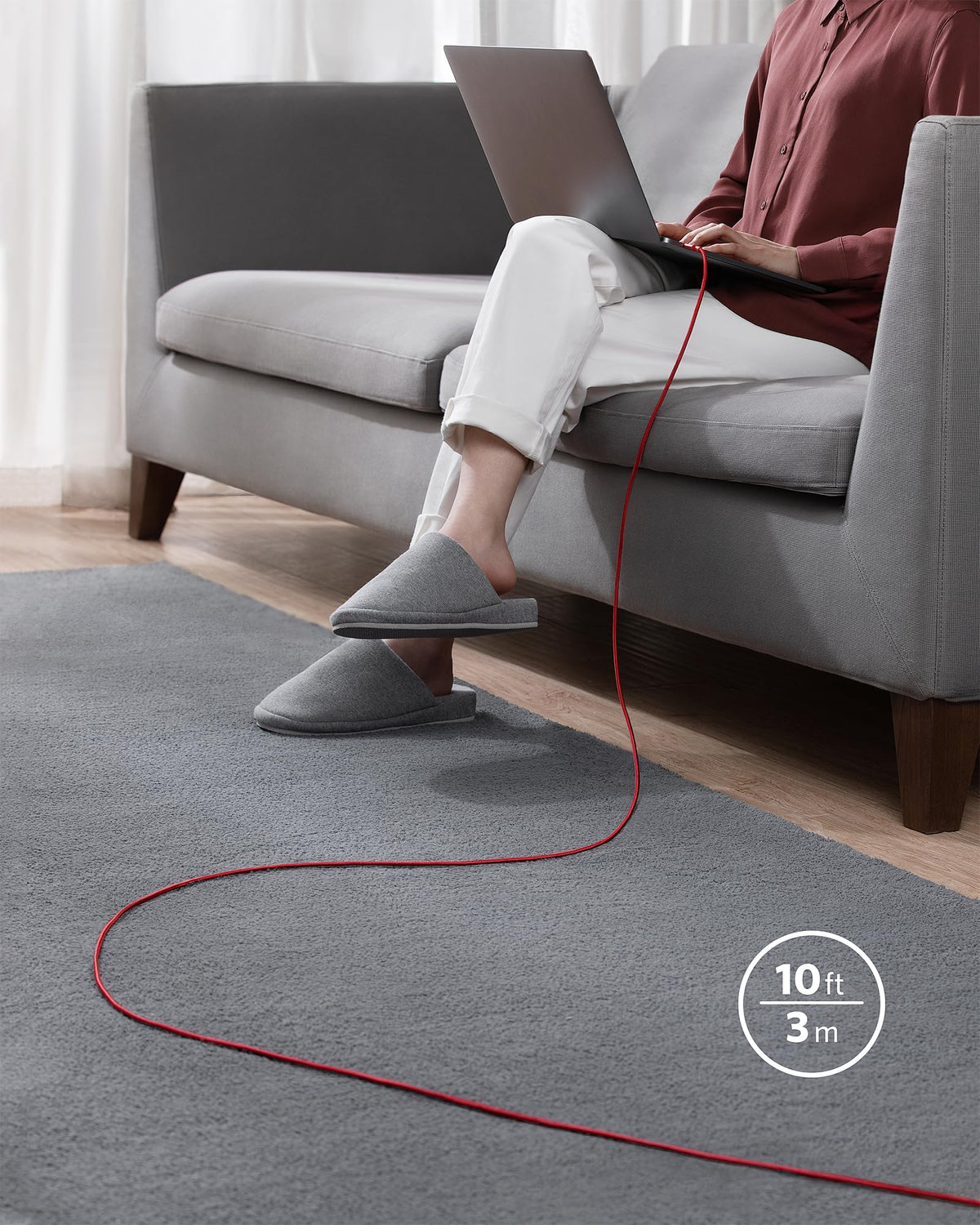 Anker USB C to USB C Cable, 100W Fast Charging Cable (2-Pack, 6 ft, Black)