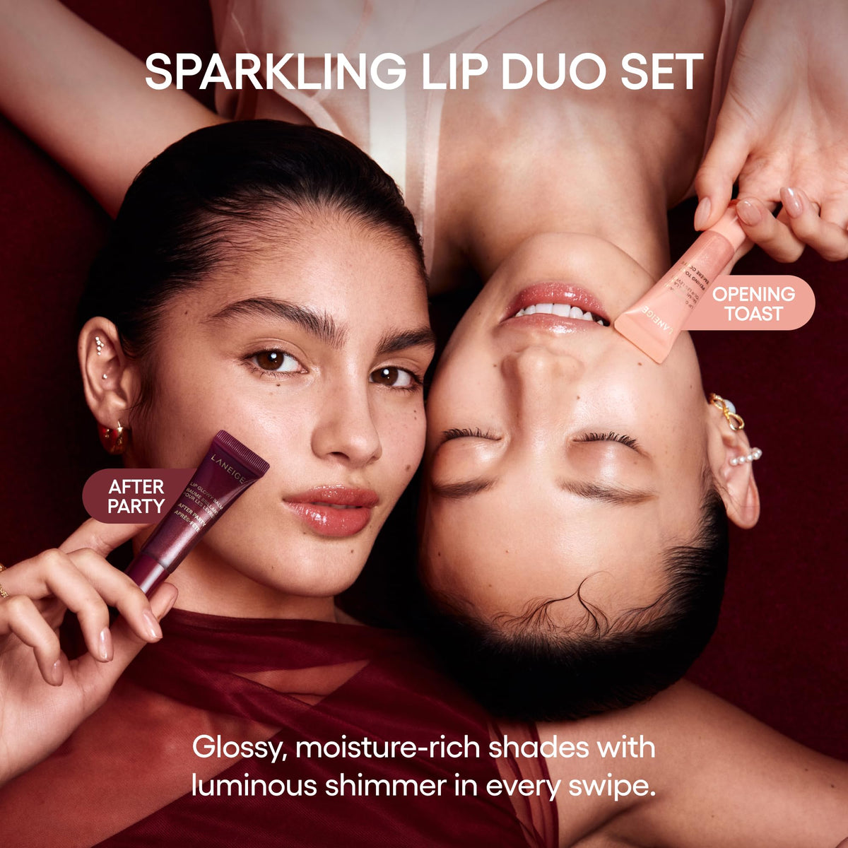 LANEIGE Lip Glowy Balm | Sheer Tinted Lip Treatment Balm Tube