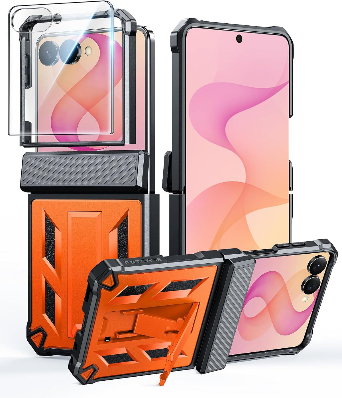 FNTCASE for Google Pixel 11 Pro XL Case with Built-in Screen Protector