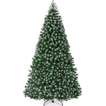 Best Choice Products Artificial Christmas Tree, 6ft Premium Unlit Realistic Spruce Holiday Décor w/Dense Branches, Easy Assembly, Metal Base - Green Spruce
