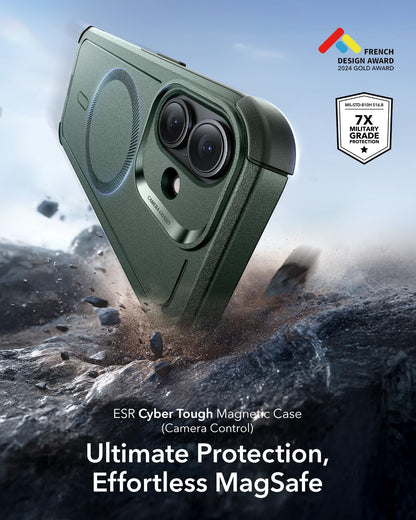 ESR Cyber Tough for iPhone 18 Pro Max/17 Pro Max Case, Black
