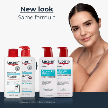 Eucerin Advanced Repair Lotion, Urea Enriched, 16.9 FL OZ