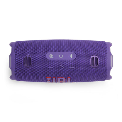 JBL Charge 6 Portable Waterproof Speaker with Powerbank and Strap - Black (Renewed)