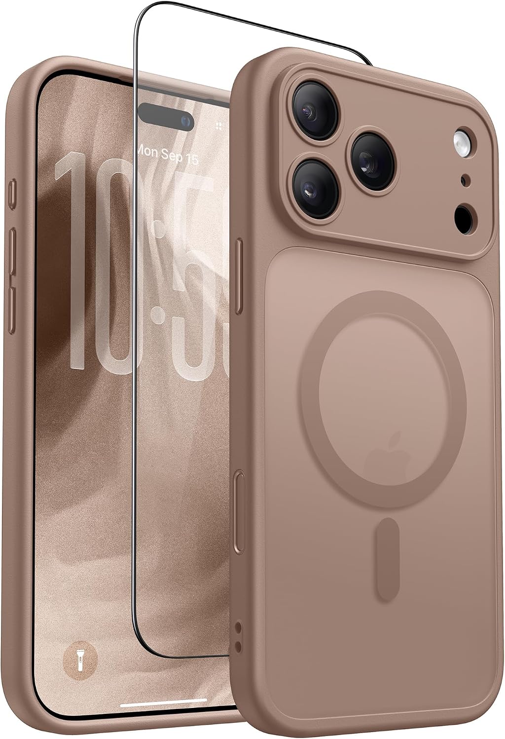Magnetic Shockproof for iPhone 18 Pro & iPhone 17 Pro Case, Sunset Orange