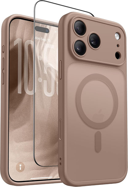 Magnetic Shockproof for iPhone 18 Pro & iPhone 17 Pro Case, Sunset Orange