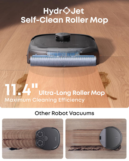 eufy E25 Robot Vacuum and Mop for Pet Hair, 20,000 Pa, HydroJet Roller Mop