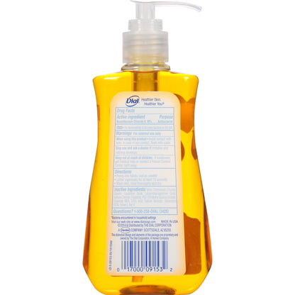 Dial Antibacterial Defense Liquid Hand Soap + Aloe, White Tea Scent, 11 Fl Oz (Pack of 4), Dermatologist-Tested Hand Wash, Gentle Formula