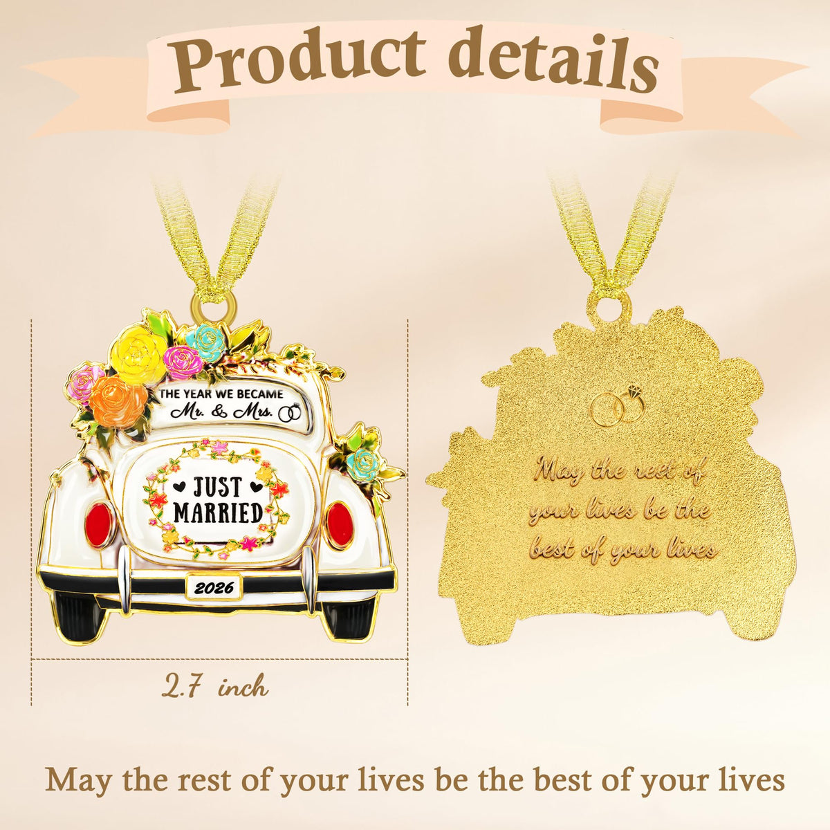 Sereney Engagement Gifts for Couples, Engagement Christmas Ornament 2026