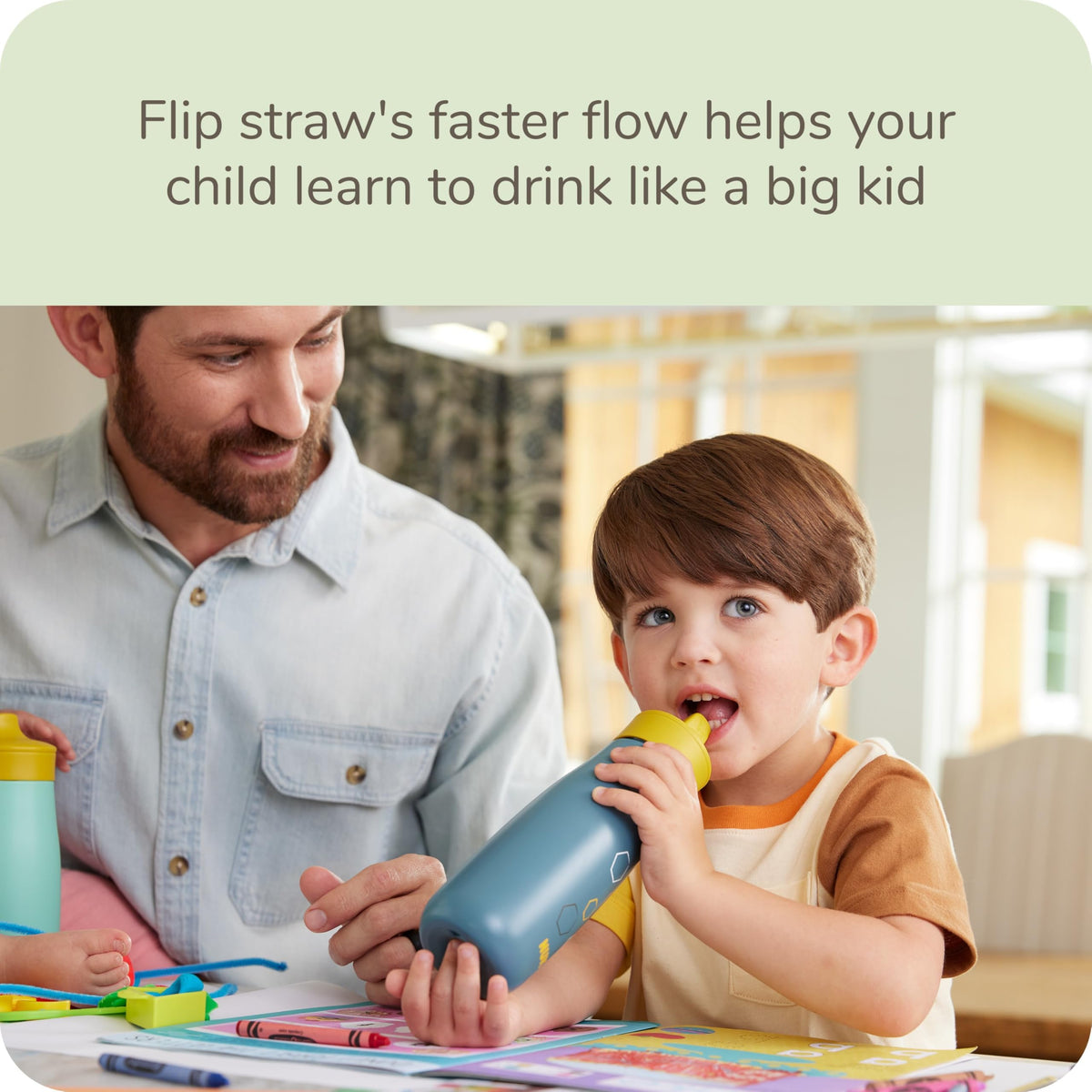 NUK Learner Straw Cup, 10oz, 2-Pack, Amazon Exclusive Timeless