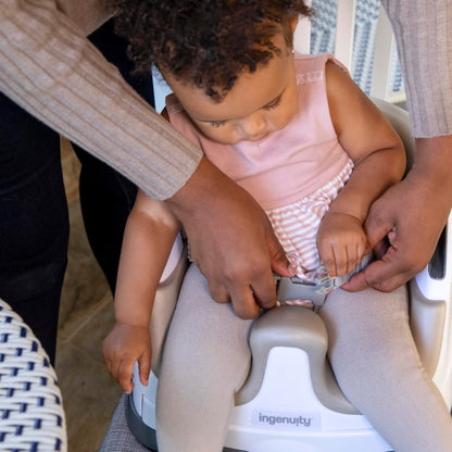 Ingenuity Baby Base 2-in-1 Booster Seat with Tray, Feeding & Floor Seat