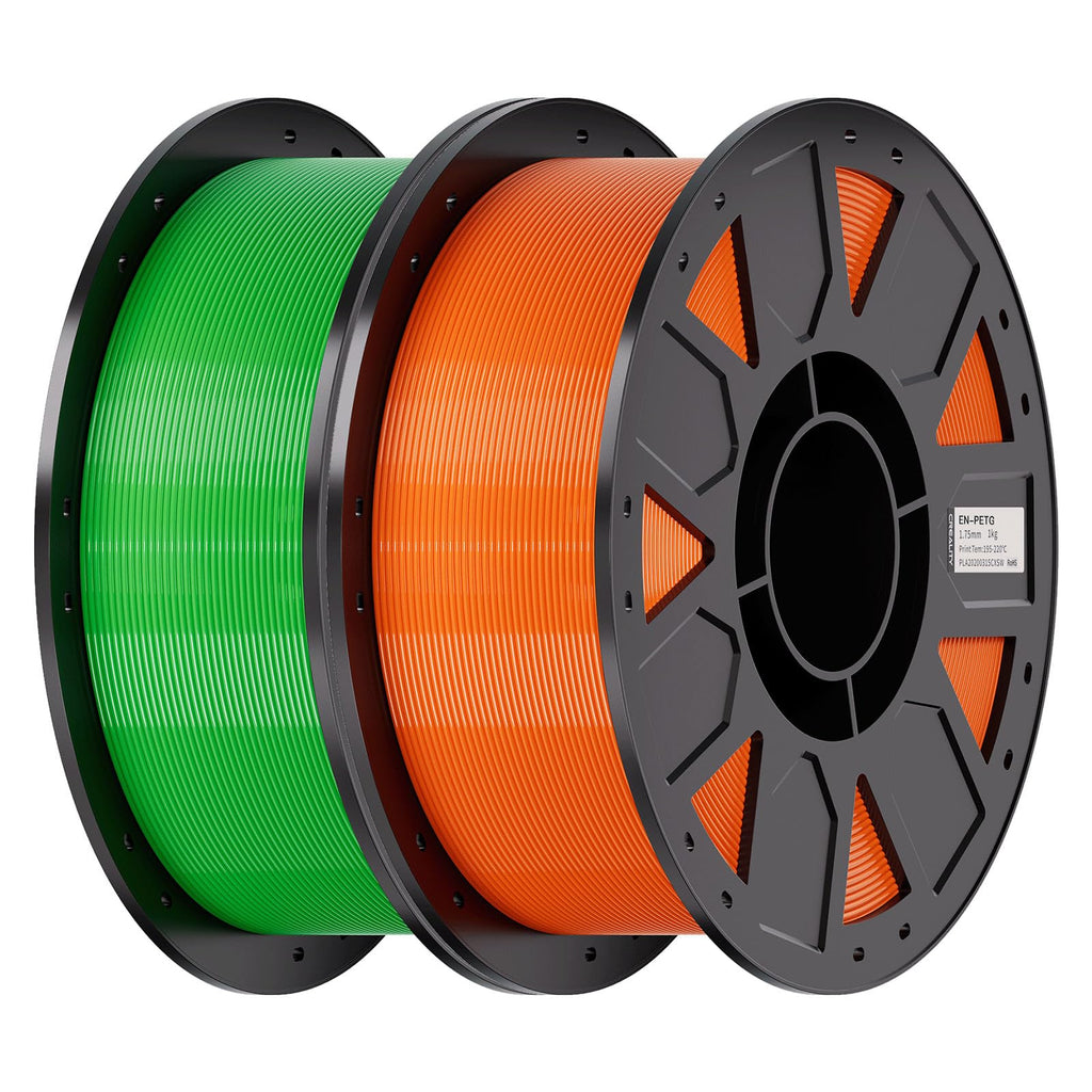 Creality PETG Filament 1.75mm 4KG, Black+White+Blue+Red, Total 4-Pack