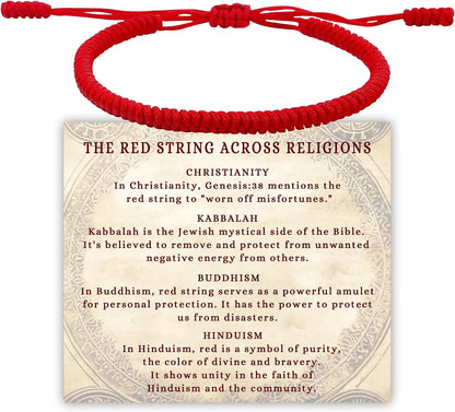 Red Bracelet for Women Men Red String Bracelet Baby Protection Gift