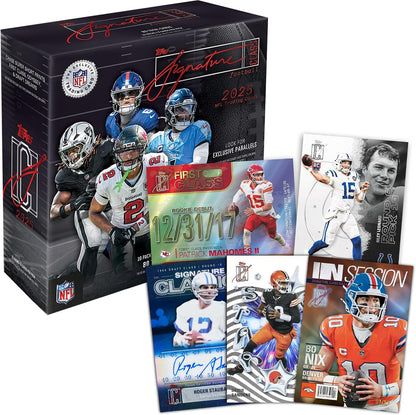 2025 Topps NFL Signature Class Football - Factory Sealed - Mega Box