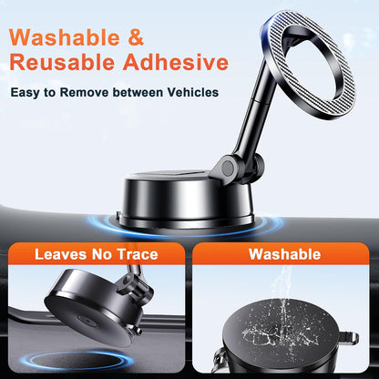Qifutan Dash Mounted Holders Phone Holders for Your Car Phone Mount for Car Windshield Dashboard Air Vent Universal Pads Mats Mounts Hands Free Automobile Cell Phone Holder Fit for iPhone Smartphone