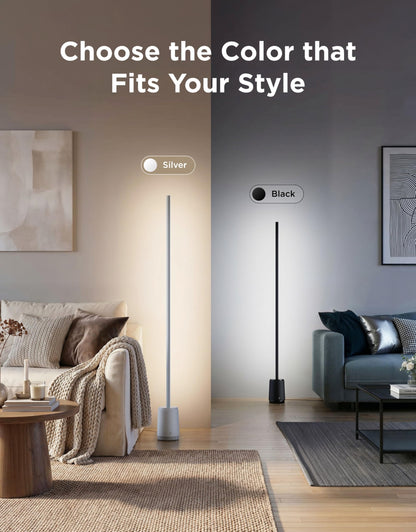 Govee Floor Lamp 3 Lite, Smart RGBIC LED Corner Lamp for Living Room
