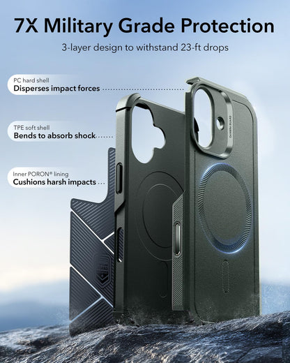 ESR Cyber Tough for iPhone 18 Pro Max/17 Pro Max Case, Black