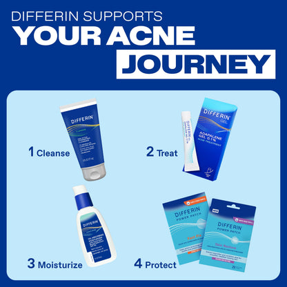 Differin Acne Retinoid Treatment Gel, 0.1% Adapalene, 15g Tube
