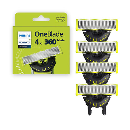 Philips Norelco OneBlade 360 Replacement Blades, 3 Pack