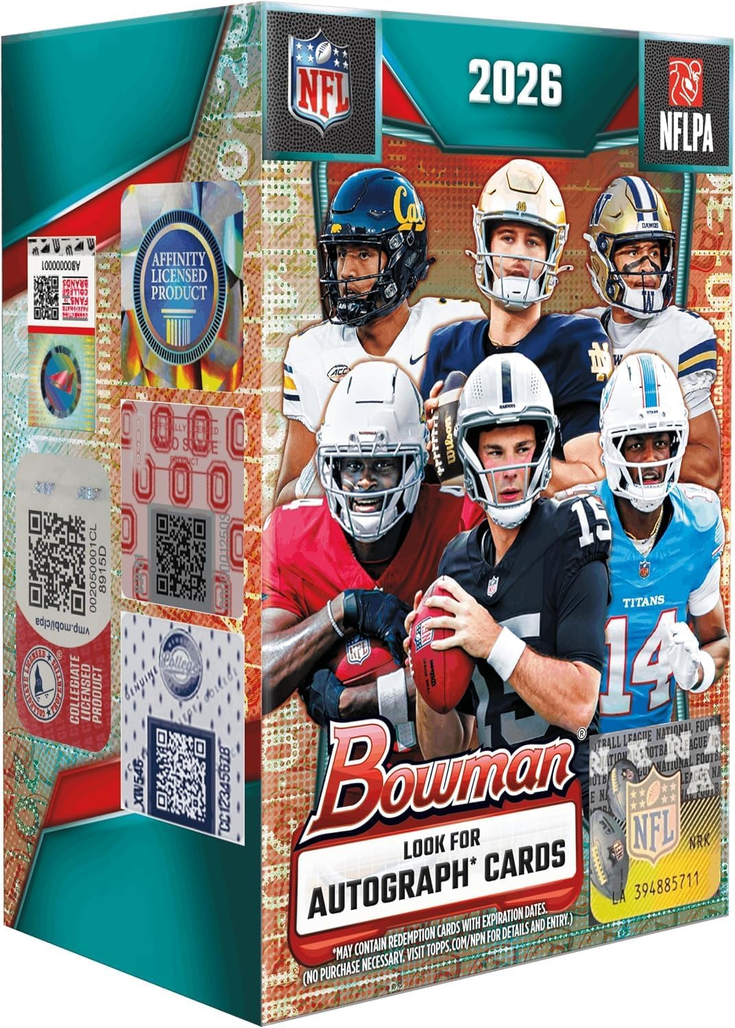2026 Bowman Football Blaster Value Box
