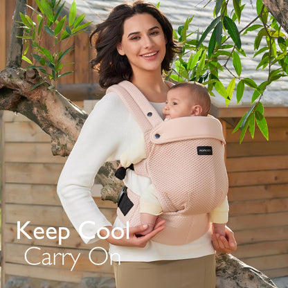 Momcozy PureHug Baby Carrier - Ergonomic, Cozy and Lightweight for 7-45 lbs