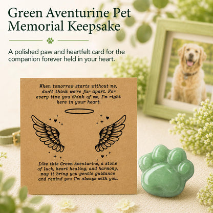 Dog Memorial Gifts for Loss of Dog, Rose Quartz Paw & Memorial Bracelet