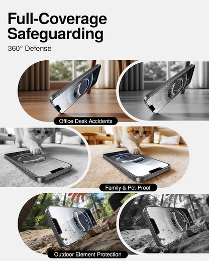 SMARTDEVIL 2 Pack Tempered Glass for iPhone 15 Pro Screen Protector