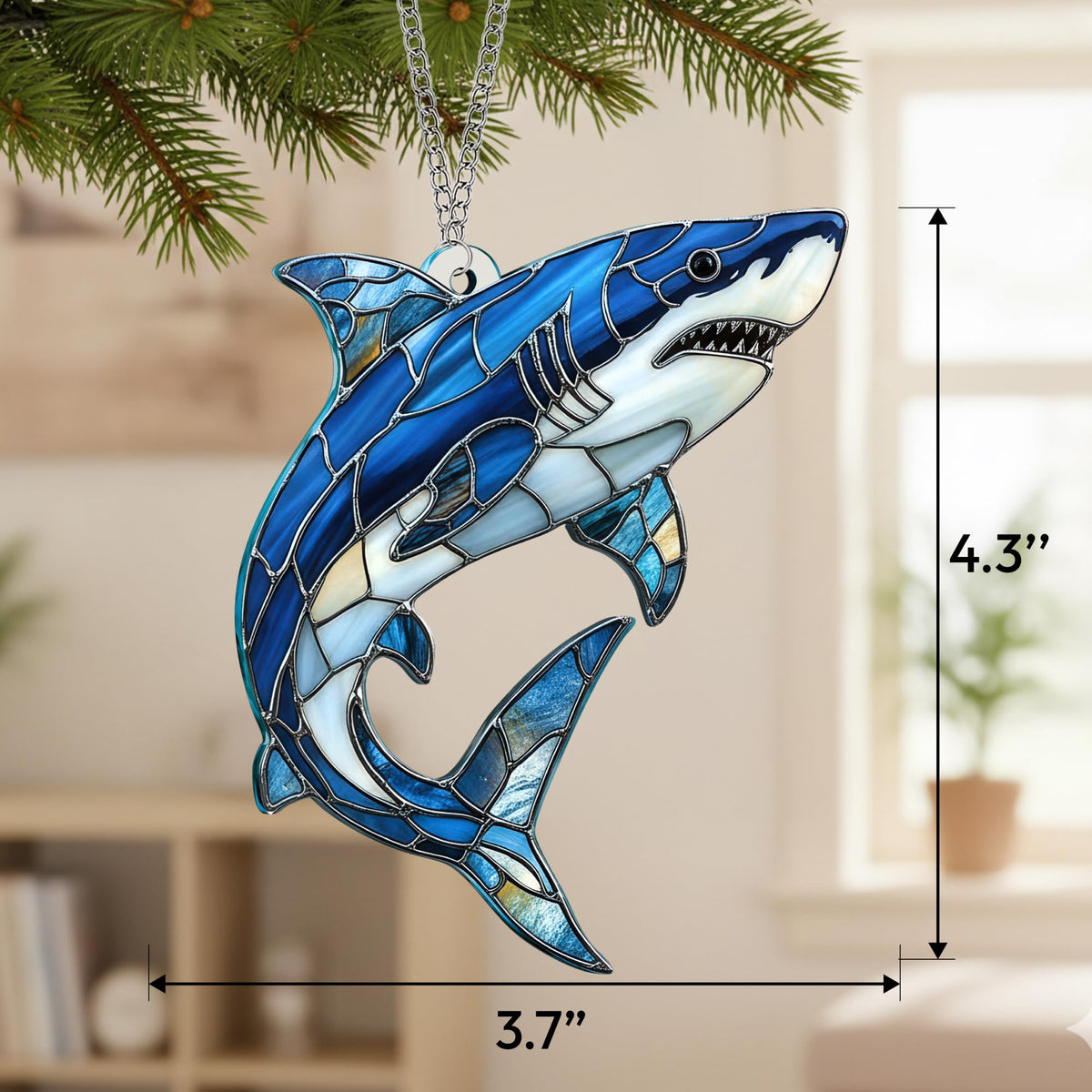 Sea Turtle Gift for Women, Mom & Daughter Christmas Ornament with Card