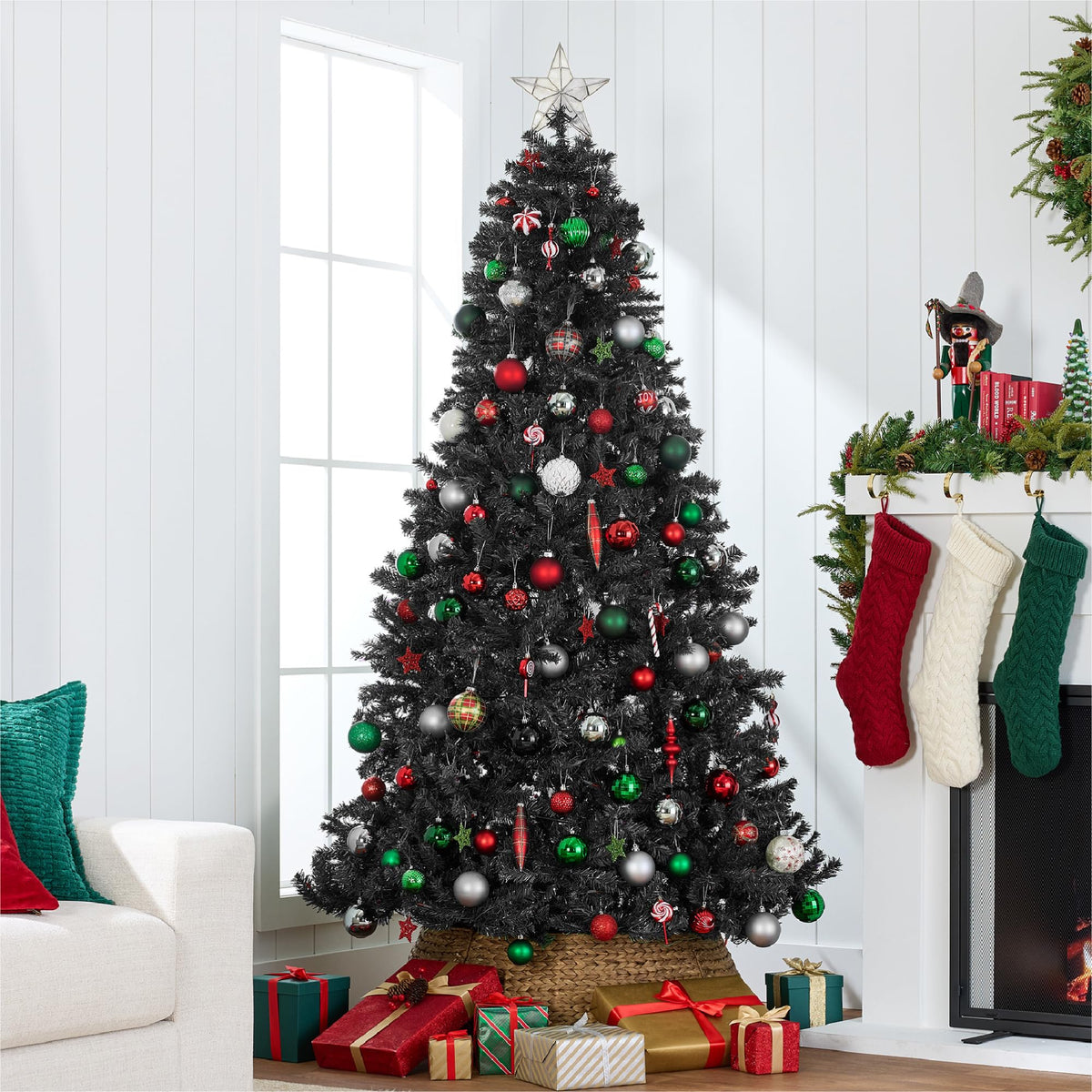 Best Choice Products Artificial Christmas Tree, 6ft Premium Unlit Realistic Spruce Holiday Décor w/Dense Branches, Easy Assembly, Metal Base - Green Spruce