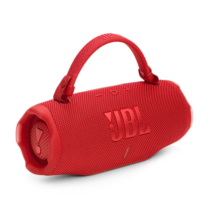 JBL Charge 6 Portable Waterproof Speaker with Powerbank and Strap - Black (Renewed)
