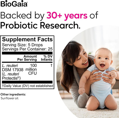 BioGaia Baby Probiotic Drops | Colic & Gas Relief | Safe for Newborns