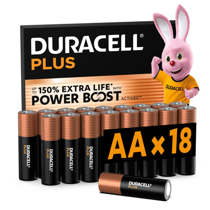 DURACELL Plus D Alkaline Batteries (4 Pack) 1.5V, LR20
