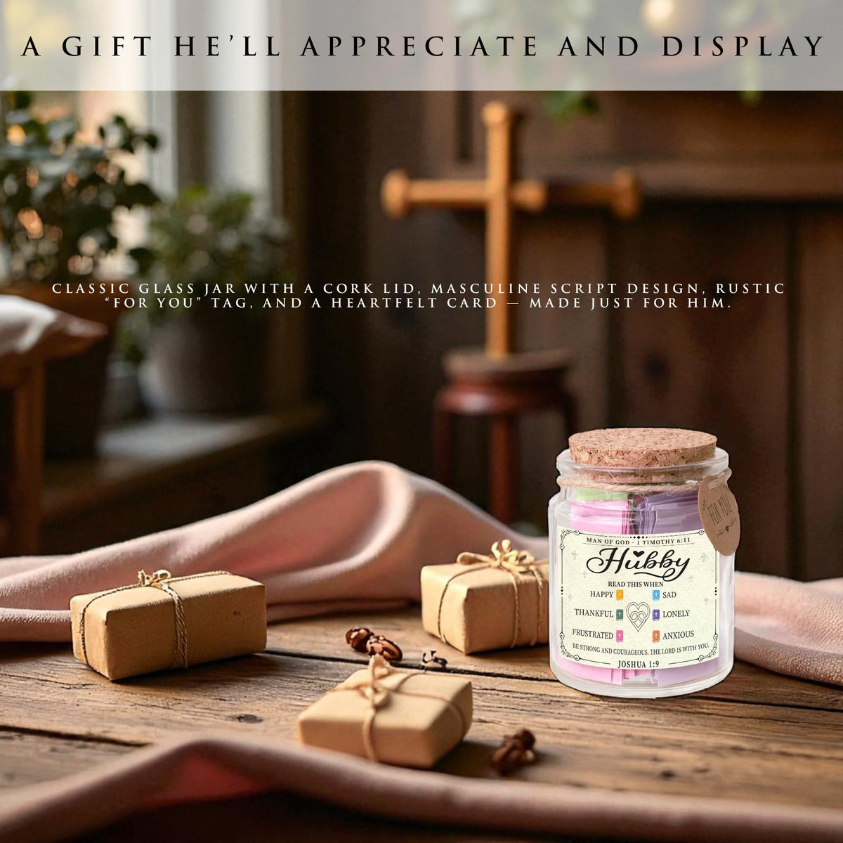 Read This When Bible Verses Jar – Birthday Gifts for Women, Christian Gifts, Christmas Gift for Women, Gift for Mom from Daughter