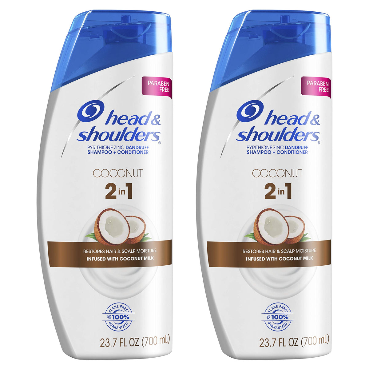 Head and Shoulders Classic Clean Anti-Dandruff 2 in 1 Paraben Free Shampoo and Conditioner, 32.1 fl oz