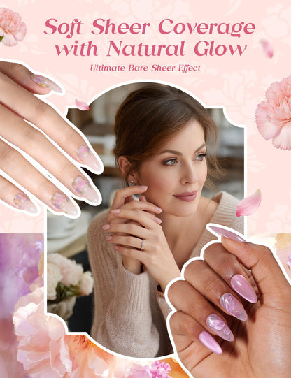 Beetles Gel Nail Polish Kit with U V Light - 80Pcs 55 Colors Gel Nail Kit