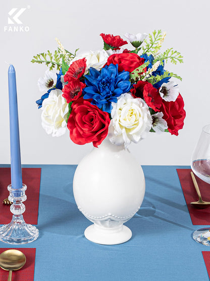 Fall Artificial Flowers DIY Bouquet Combo Faux Rose for Home Decor