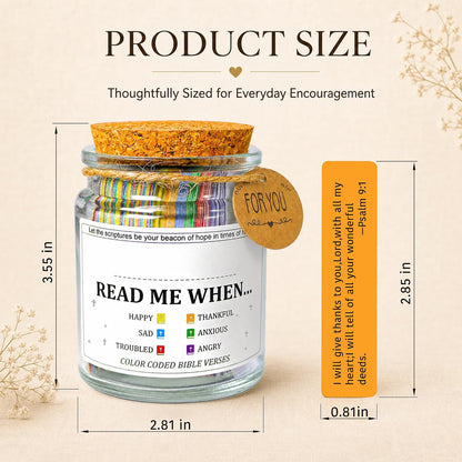 Read Me When Bible Verse Jar for Daily Encouragement