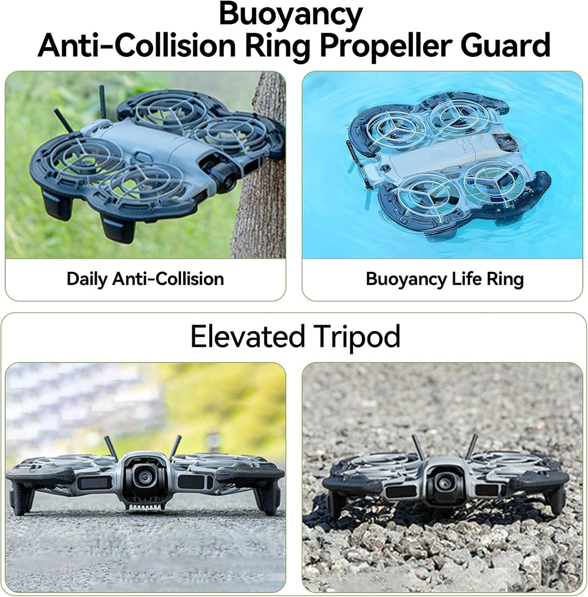 DJI Neo2(Drone Only)with Light Landing Gear, Propeller Guard, Gimbal Bumper