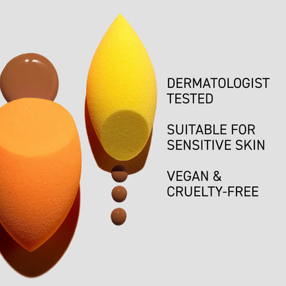 Real Techniques Mini Miracle Complexion Sponge for Makeup, 4 Count