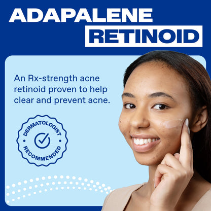 Differin Acne Retinoid Treatment Gel, 0.1% Adapalene, 15g Tube
