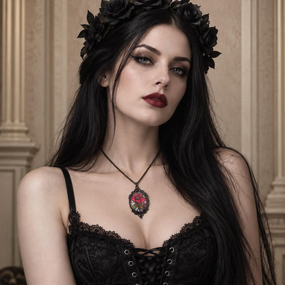 Gothic Necklace as Halloween Costume Jewelry for Women