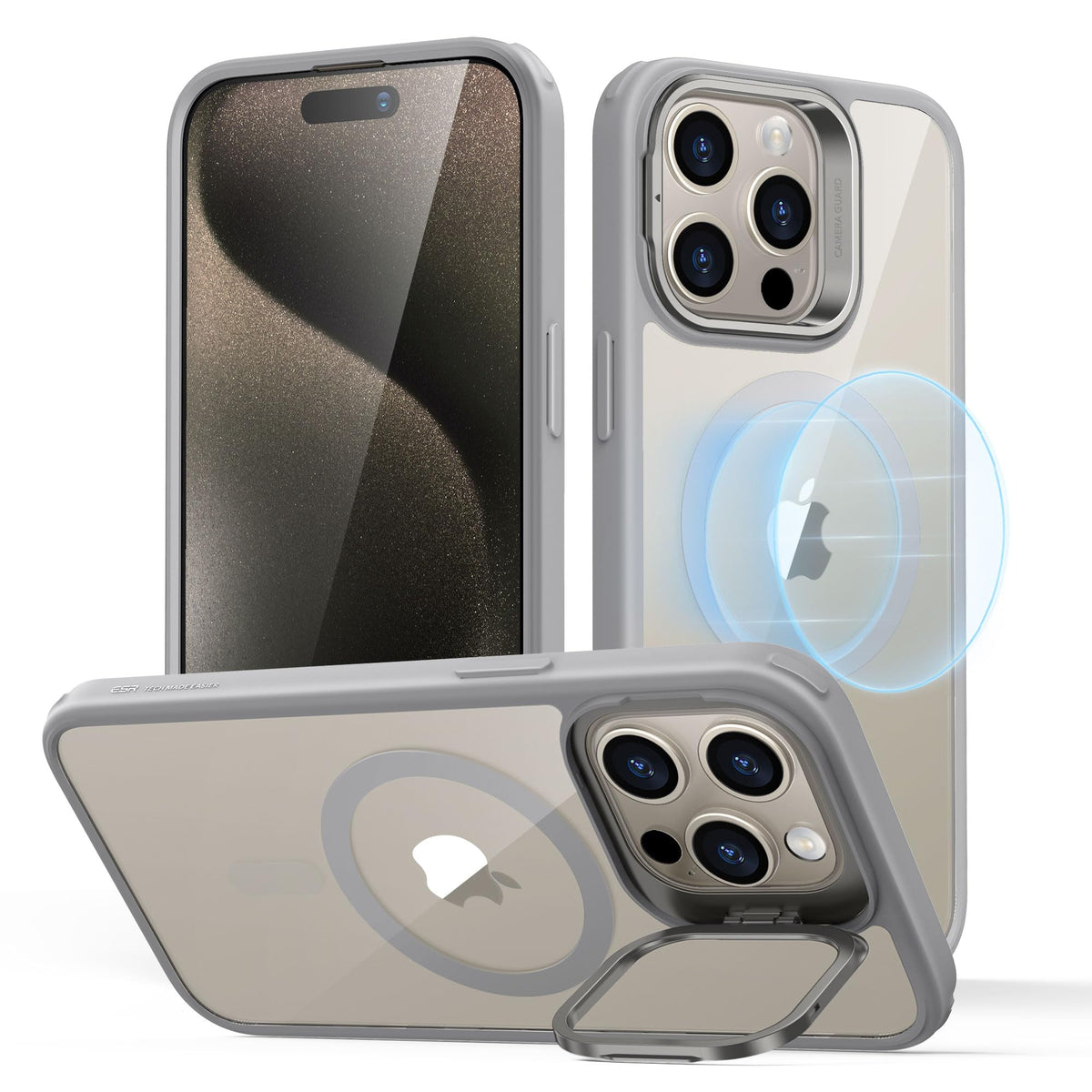 ESR Classic Hybrid for iPhone 18 Pro Max/17 Pro Max Case with Flex Stand