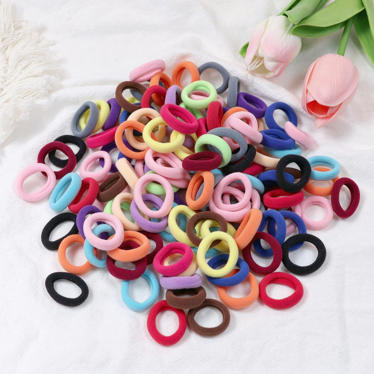 200PCS Baby Hair Ties,Small Hair Ties for Baby Girls Toddlers