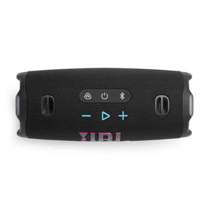 JBL Charge 6 Portable Waterproof Speaker with Powerbank and Strap - Black (Renewed)