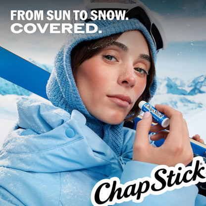 ChapStick Moisturizer Original Lip Balm Tubes, SPF 15 and Skin Protectant - 0.15 Oz (Pack of 3)