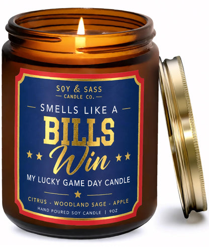 Vikings Gifts for Women / Men - Smells like a Vikings Win Candle, USA Made