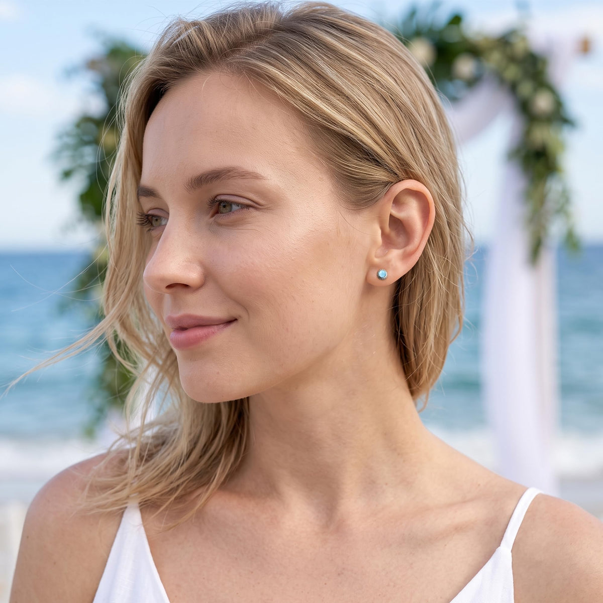 925 Sterling Silver Stud Earrings Dainty Statement Unique Crystals