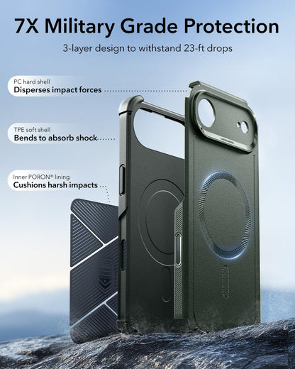 ESR Cyber Tough for iPhone 18 Pro Max/17 Pro Max Case, Black