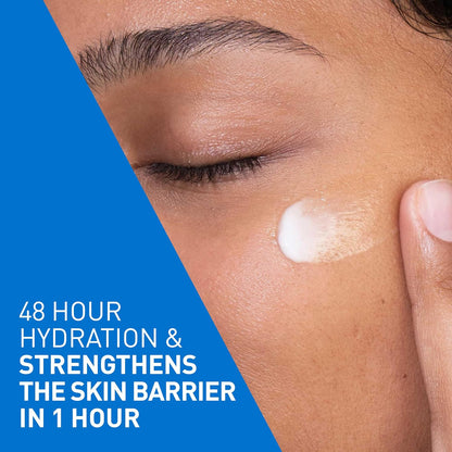 CeraVe PM Daily Facial Moisturizer, Skin Care for Dry Skin, Oil-Free, 3oz