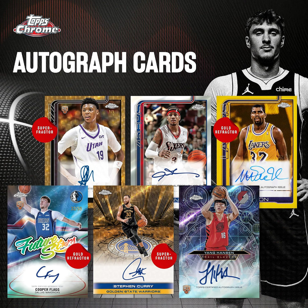 2025-26 Topps Chrome NBA Basketball - Factory Sealed - Value Box
